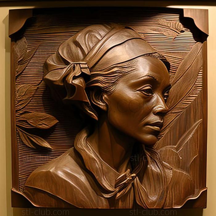 3D модель Мэйбл Роллинз Харрис — американская художница. (STL)